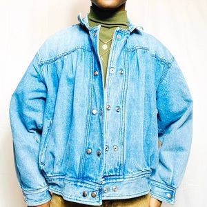 Blue denim vintage jacket